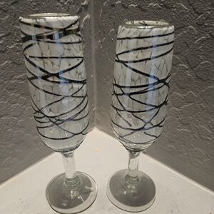 Hand Blown Wine Glasses